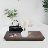 Maxbell Jewelry Display Tray PU Leather Tray for Shopping Mall Jewelry Store Selling 25x35x3cm Slanted style