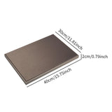 Maxbell Jewelry Display Tray PU Leather Tray for Shopping Mall Jewelry Store Selling 40x30x2cm Flat style