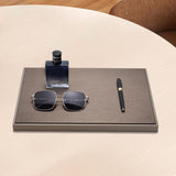 Maxbell Jewelry Display Tray PU Leather Tray for Shopping Mall Jewelry Store Selling 40x30x2cm Flat style