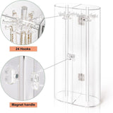 Clear Necklace Holder Multipurpose Necklace Hanger for Tabletop Stores Shops