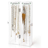 Clear Necklace Holder Multipurpose Necklace Hanger for Tabletop Stores Shops