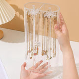 Clear Necklace Holder Multipurpose Necklace Hanger for Tabletop Stores Shops