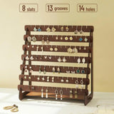 Maxbell Jewelry Rack Craft Jewelry Storage Organizer for Selling Countertop Showcase