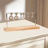 Maxbell Earring Holder Organizer Desktop Portable Stable Base Earring Rack Organizer Single Tier
