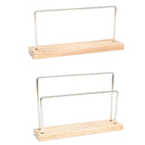 Maxbell Earring Holder Organizer Desktop Portable Stable Base Earring Rack Organizer Single Tier