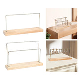 Maxbell Earring Holder Organizer Desktop Portable Stable Base Earring Rack Organizer Single Tier