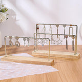 Maxbell Earring Holder Organizer Desktop Portable Stable Base Earring Rack Organizer Single Tier