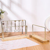Maxbell Earring Holder Organizer Desktop Portable Stable Base Earring Rack Organizer Single Tier