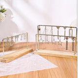 Maxbell Earring Holder Organizer Desktop Portable Stable Base Earring Rack Organizer Double Tier