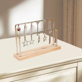 Maxbell Earring Holder Organizer Desktop Portable Stable Base Earring Rack Organizer Double Tier