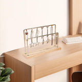 Maxbell Earring Holder Organizer Desktop Portable Stable Base Earring Rack Organizer Double Tier