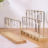 Maxbell Earring Holder Organizer Desktop Portable Stable Base Earring Rack Organizer Double Tier