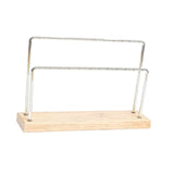 Maxbell Earring Holder Organizer Desktop Portable Stable Base Earring Rack Organizer Double Tier