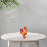 Maxbell Rooster Trinket Box Enameled Jewelry Box for Bedroom Pendant Charms Earrings