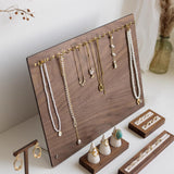 Maxbell Jewelry Display Stand Counter for Retail Stores Vendors Selling Dresser Rectangle