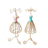 Maxbell Princess Jewelry Display Stand for Countertop Bedroom Dressing Room Pink