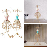 Maxbell Princess Jewelry Display Stand for Countertop Bedroom Dressing Room Pink