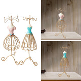 Maxbell Princess Jewelry Display Stand for Countertop Bedroom Dressing Room Pink