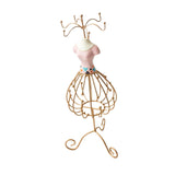 Maxbell Princess Jewelry Display Stand for Countertop Bedroom Dressing Room Pink