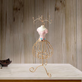 Maxbell Princess Jewelry Display Stand for Countertop Bedroom Dressing Room Pink