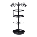 Maxbell Earring Holder Rotatable Earring Tree Organizer Stand for Countertop Keyring