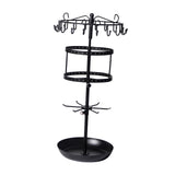 Maxbell Earring Holder Rotatable Earring Tree Organizer Stand for Countertop Keyring