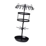 Maxbell Earring Holder Rotatable Earring Tree Organizer Stand for Countertop Keyring