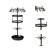 Maxbell Earring Holder Rotatable Earring Tree Organizer Stand for Countertop Keyring