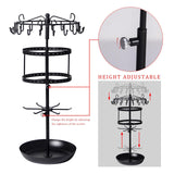 Maxbell Earring Holder Rotatable Earring Tree Organizer Stand for Countertop Keyring