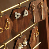 Maxbell Jewelry Organizer Display Simple Women Jewelry Holder for Shops Stores Shows 31.5cmx6cmx39cm