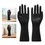 Male Mannequin Hand Matte Black Male Hand Model for Bracelet Gloves Tabletop Right Hand