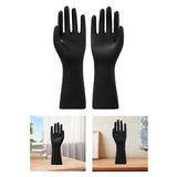 Male Mannequin Hand Matte Black Male Hand Model for Bracelet Gloves Tabletop Right Hand