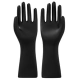 Male Mannequin Hand Matte Black Male Hand Model for Bracelet Gloves Tabletop Right Hand