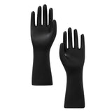 Male Mannequin Hand Matte Black Male Hand Model for Bracelet Gloves Tabletop Right Hand