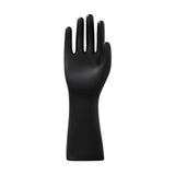 Male Mannequin Hand Matte Black Male Hand Model for Bracelet Gloves Tabletop Right Hand