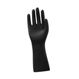 Male Mannequin Hand Matte Black Male Hand Model for Bracelet Gloves Tabletop Right Hand