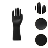 Male Mannequin Hand Matte Black Male Hand Model for Bracelet Gloves Tabletop Right Hand