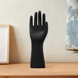 Male Mannequin Hand Matte Black Male Hand Model for Bracelet Gloves Tabletop Right Hand