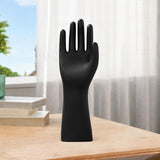 Male Mannequin Hand Matte Black Male Hand Model for Bracelet Gloves Tabletop Right Hand