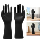 Male Mannequin Hand Matte Black Male Hand Model for Bracelet Gloves Tabletop Right Hand