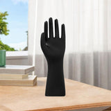 Male Mannequin Hand Matte Black Male Hand Model for Bracelet Gloves Tabletop Left Hand