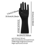 Male Mannequin Hand Matte Black Male Hand Model for Bracelet Gloves Tabletop Left Hand