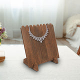 Wooden Necklace Jewelry Stand Jewelry Hanger for Tabletop Countertop Dresser