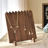 Wooden Necklace Jewelry Stand Jewelry Hanger for Tabletop Countertop Dresser