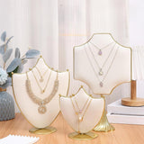 Maxbell Necklace Display Stand Jewelry Display Bust for Selling Showcase Photography Crown Small
