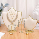 Maxbell Necklace Display Stand Jewelry Display Bust for Selling Showcase Photography Crown Small