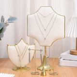 Maxbell Necklace Display Stand Jewelry Display Bust for Selling Showcase Photography Octagonal