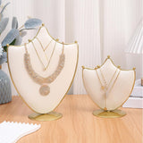 Maxbell Necklace Display Stand Jewelry Display Bust for Selling Showcase Photography Octagonal
