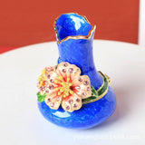 Maxbell Vase Shaped Jewelry Box Mini Jewelry Organizer for Earrings Stud Charm Rings