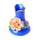 Maxbell Vase Shaped Jewelry Box Mini Jewelry Organizer for Earrings Stud Charm Rings